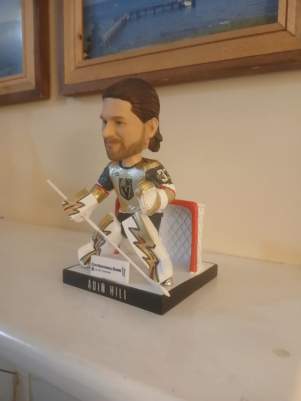 NHL Vegas Golden Knights VGK Aidin Hill Bobble Head